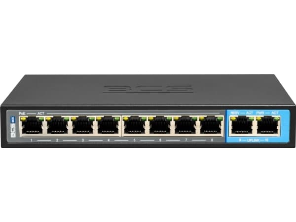 Bryter BCS SWITCH POE BCS-B-SP08G02G 8-PORTS BCS BASIC