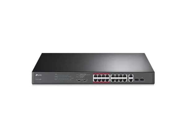 TP-Link TL-SL1218MP, Ikke administreret, Gigabit Ethernet (10/100/1000), Strøm over Ethernet (PoE), Stativ-montering, 1U