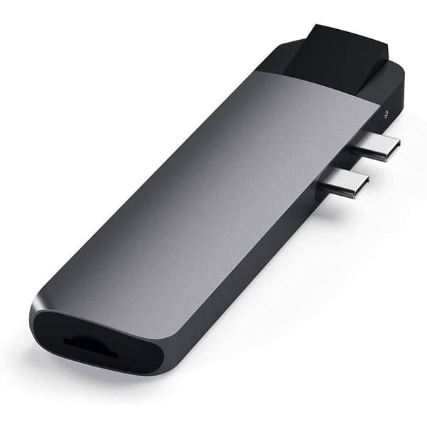 Satechi Aluminium Type-C Pro Hub USB-C dockningsstation med Ethernet – GigE