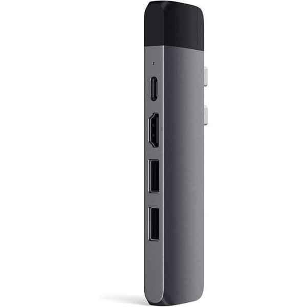 Satechi Aluminium Type-C Pro Hub USB-C dockningsstation med Ethernet – GigE