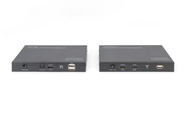 DIGITUS DS-55513 - Sender og mottaker - KVM / USB-utvider - HDMI - over CAT 6/7/8 - opp til 70 m