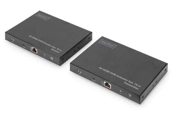 DIGITUS DS-55513 - Sender og mottaker - KVM / USB-utvider - HDMI - over CAT 6/7/8 - opp til 70 m