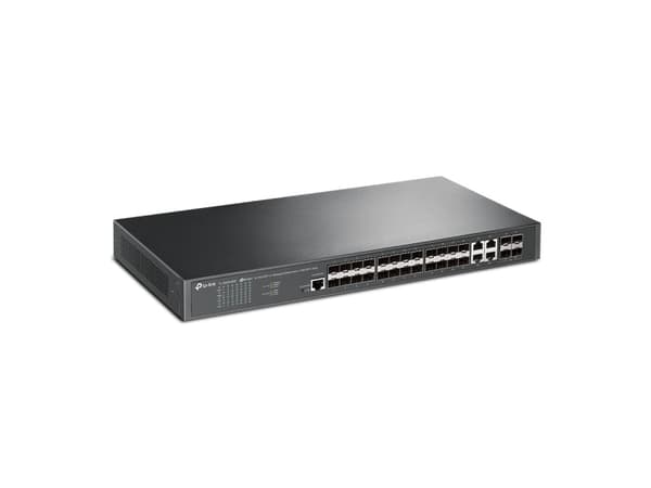 L2+ JetStream managed switch med 24 SFP-portar och 4 SFP+ 10GE-platser