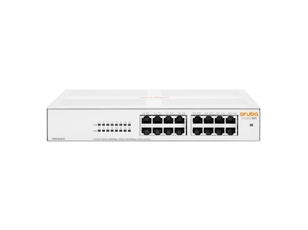 HPE Networking Instant On 1430 16G Switch - Switch - ohanterad - 16 x 10/100/1000 - skrivbordsmodell, rackmonterbar, väggmonterbar - BTO