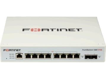 Fortinet FS-108F, Håndtert, L2+, Gigabit Ethernet (10/100/1000), Rack-montering