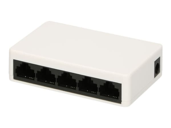 Extralink URANOS - Switch - ohanterad - 5 x 10/100 - skrivbordsmodell