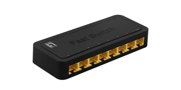 LevelOne FEU-0812 - Switch - ohanterad - 8 x 10/100 - Desktop (FEU-0812) Svart