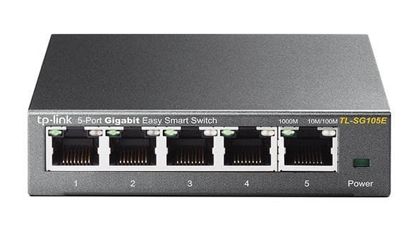 TP-LINK Easy Smart TL-SG105E - Switch - 5 x 10/100/1000 - Desktop (TL-SG105E) Sort