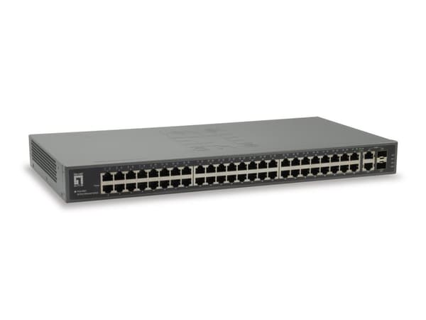 LevelOne FGU-5021 verkkokytkin Fast Ethernet (10/100) Harmaa Harmaa