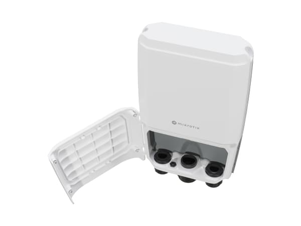 MikroTik FiberBox Plus - Switch - Administrerad - 4 x 10 Gigabit SFP+ - pålmonterbar, väggmonterbar
