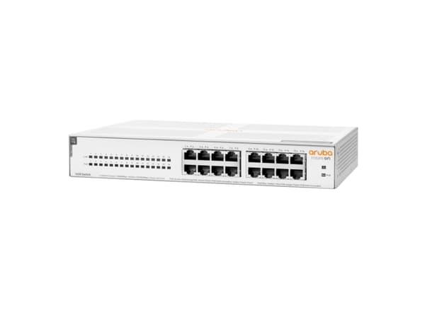 HPE Networking Instant On 1430 16G Class4 PoE 124W Switch - Switch - ohanterad - 16 x 10/100/1000 (PoE Class 4) - skrivbordsmodell, rackmonterbar, vä
