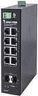 Vivotek AW-IHT-1000 - Switch - uadministreret - 8 x 10/100/1000 (PoE+) + 2 x Gigabit SFP - DIN-skinne monteres - PoE+ (240W) - DC (AW-IHT-1000)