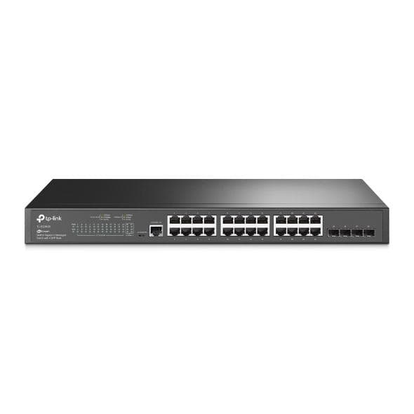 TP-Link TL-SG3428- Verkkokytkin - 24-porttinen gigabit musta