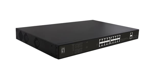 LevelOne GEP-2021 Network Switch Unmanaged Gigabit Ethernet (10/100/1000) Power over Ethernet (PoE) 1U Sort (GEP-2021) Sort