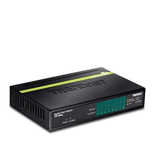 TRENDnet TPE TG82G - Kytkin - 8 x 10/100/1000 (PoE+) - Pöytäkone - PoE+ (61W) (TPE-TG82) musta