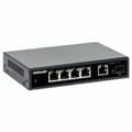 Pikkukuva 1 / 7: Intellinet – Kytkin – 4 x 10/100/1000 (PoE+) + 1 x Combo Gigabit SFP/RJ-45 (uplink) – Pöytäkone – PoE+ (91 W) (561822)