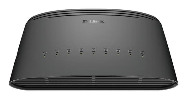 D-Link DGS-1008D - Switch Svart