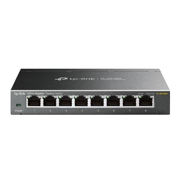 TP-Link TL-SG108S - Switch - 8x10/100/1000 - Desktop