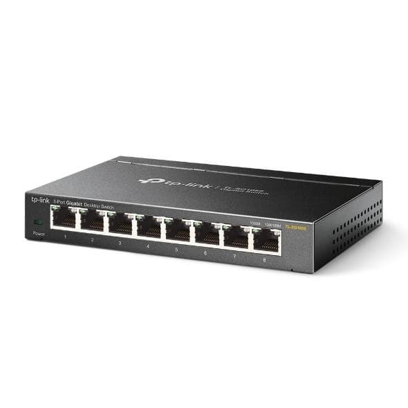 TP-Link TL-SG108S - Switch - 8x10/100/1000 - Desktop