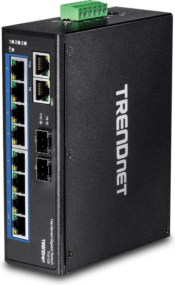 Trendnet TI-G102 Network Switch Gigabit Ethernet (10/100/1000) Svart Svart