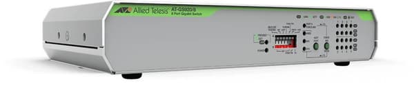 Allied Telesis AT-GS920/8-50 Unmanaged Gigabit Ethernet (10/100/1000) 1U Grå Grå