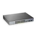 Pikkukuva 1 / 8: Schakelaar ZyXEL GS1350-18HP-EU0101F 16 Gb 250 W 18 Poorten Grijs