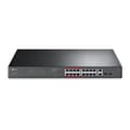 Miniatyrbillede 1 af 3: TP-Link TL-SL1218MP - Netværksswitch - Uadministreret - 16 porte
