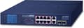 Miniatyrbild 1 av 4: PLANET FGSD-1022VHP Nätverksswitch Unmanaged L2 Fast Ethernet (10/100) Power over Ethernet (PoE) 1U Blå