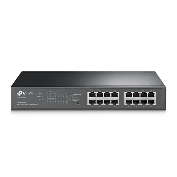 TP-LINK TL-SG1016PE - Verkkokytkin musta