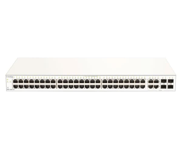 D-Link Nuclias Cloud-Managed DBS-2000-52 - Switch - 48 x 10/100/1000 + 4 x Combo SFP (DBS-2000-52)