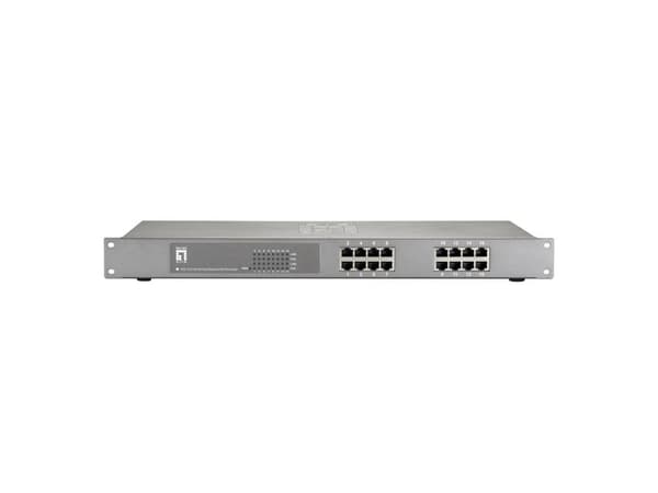 LevelOne FEP-1612W120 Fast Ethernet (10/100) Grå Power over Ethernet (PoE) Grå