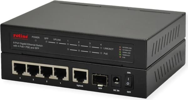 ROLINE 21.14.3524 Network Switch Gigabit Ethernet (10/100/1000) Power over Ethernet (PoE) Sort (21.14.3524) Sort