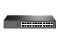 Pikkukuva 1 / 3: TP-LINK TL-SG1024D - Kytkin - 24 x 10/100/1000 - Pöytäkone, telineeseen kiinnitettävä