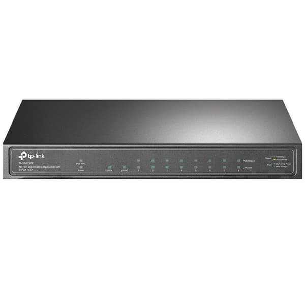 TP-LINK TL-SG1210P Gigabit Ethernet (10/100/1000) Harmaa Power over Ethernet (PoE)