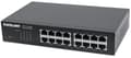 Pikkukuva 1 / 6: Intellinet 16-porttinen Gigabit Ethernet -kytkin - Kytkin - 16 x 10/100/1000 - Pöytäkone, telineeseen kiinnitettävä (561068)