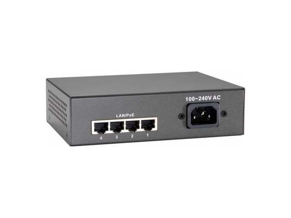 LevelOne FEP-0511 Fast Ethernet (10/100) Grå Power over Ethernet (PoE) Grå