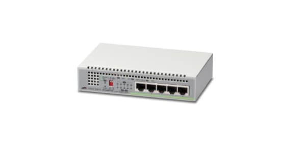 Allied Telesis AT-GS910/5-50 Unmanaged Gigabit Ethernet (10/100/1000) Grå Grå