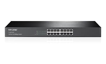 TP-Link TL-SF1016 - Verkkokytkin musta