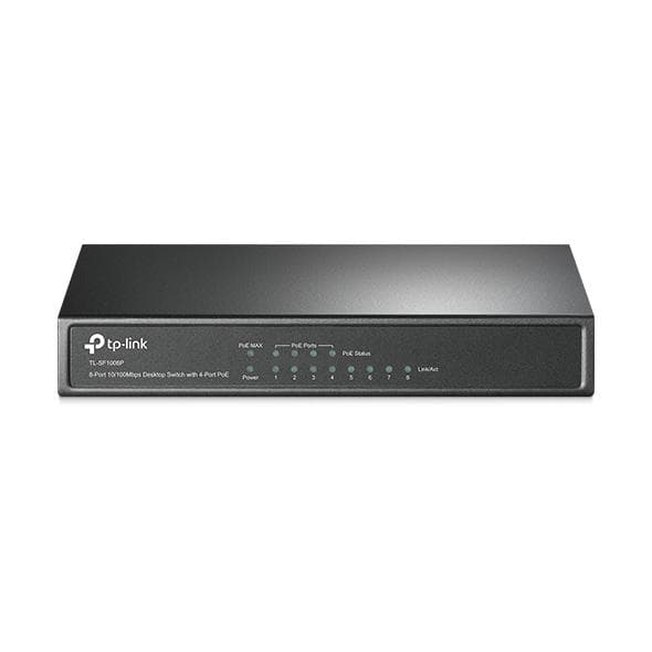 TP-LINK TL-SF1008P - Kytkin musta