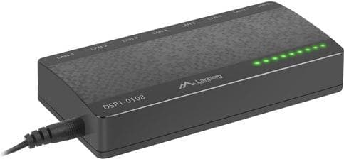 Lanberg DSP1-0108 Network Switch Unmanaged Fast Ethernet (10/100) Svart (DSP1-0108) Svart