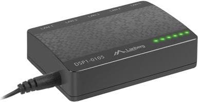 Lanberg DSP1-0105 Network Switch Unmanaged Fast Ethernet (10/100) Sort (DSP1-0105) Sort