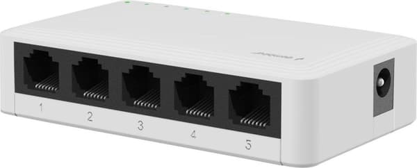 Gembird Gigabit LAN-kytkin 5 porttia - valkoinen Valkoinen