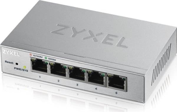 Zyxel GS1200-5 - Switch - Styrt - 5 x 10/100/1000 - stasjonær