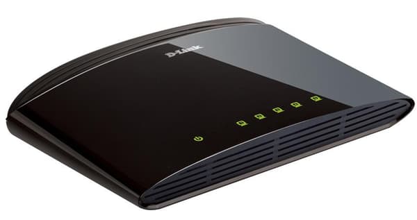 D-Link DES 1005D - Switch - 5 portar - EN, Fast EN - 10Base-T, 100Base-TX (DES-1005D-E) Svart