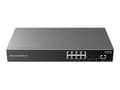 Miniatyrbild 1 av 5: Grandstream GWN7801 - Switch - L2+ - Administrerad - 8 x 10/100/1000 + 2 x Gigabit SFP - skrivbordsmodell, rackmonterbar, väggmonterbar