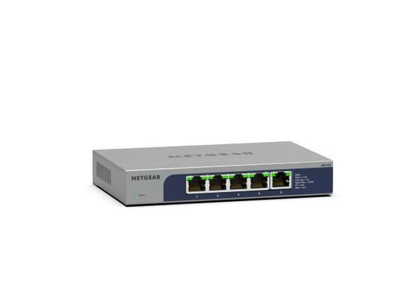 NETGEAR MS105 - Switch - uadministreret - 5 x 100/1000/2.5G - stationær, vægmonterbar (MS105-100EUS)