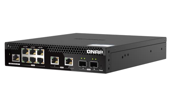 QNAP Web Managed Series - Switch - halv bredd, lager 2 - Administrerad - rackmonterbar