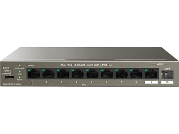 Tenda - Switch - Styrt - 8 + 2 + 1