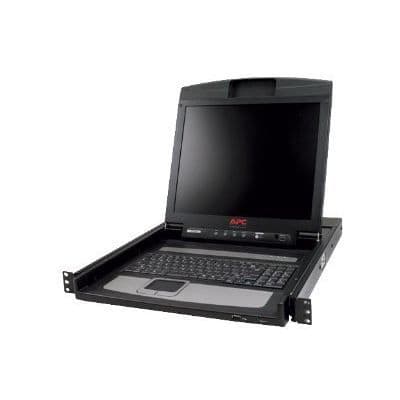 APC LCD-konsol - KVM-konsol - 19" - montering ...