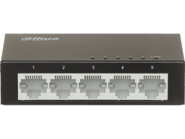 Dahua Technology Access PFS3005-5ET-V2, Uhåndtert, L2, Fast Ethernet (10/100), Kan monteres på vegg